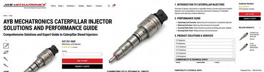 C12 Caterpillar Injector Technical Overview and Maintenance Guide | Ayb Mechatronics