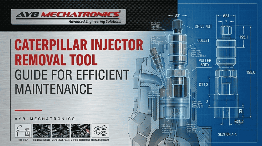 Caterpillar Injector Height Tool Setup and Calibration Guide | Ayb Mechatronics
